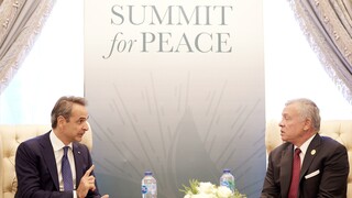 Μεσανατολικό: Συνάντηση Μητσοτάκη με τον βασιλιά της Ιορδανίας - Έμφαση στην προστασία των αμάχων