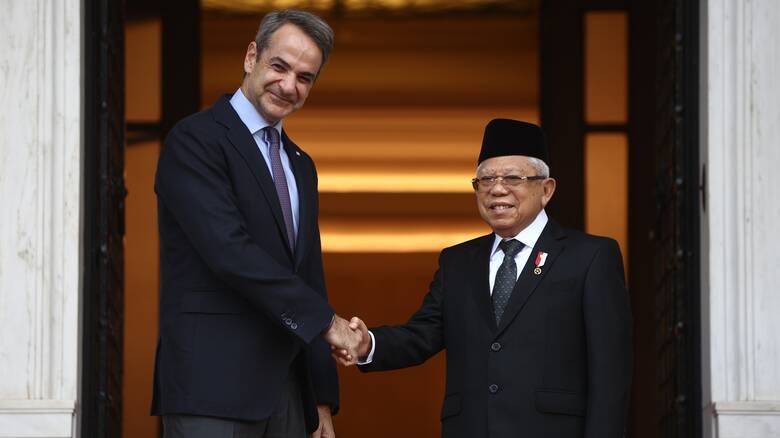 Μαξίμου: Συνάντηση του Κυριάκου Μητσοτάκη με τον Αντιπρόεδρο της Ινδονησίας Maruf Amin