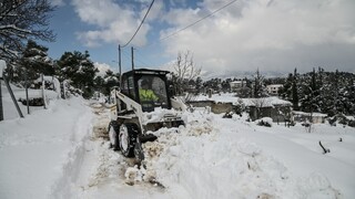 Σε κατάσταση ετοιμότητας τίθενται οι εταιρείες μηχανημάτων έργου για ενδεχόμενο χιονιά