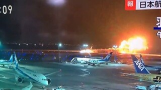 Τόκιο: Συγκλονιστικά βίντεο από την επιχείρηση διάσωσης στο φλεγόμενο αεροπλάνο