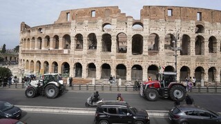 Ιταλία: Στους δρόμους οι αγρότες - Δεσμεύσεις Μελόνι για φορολογικές ελαφρύνσεις