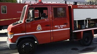 Μάνδρα: Φωτιά σε φορτηγά δίπλα σε πρατήριο καυσίμων